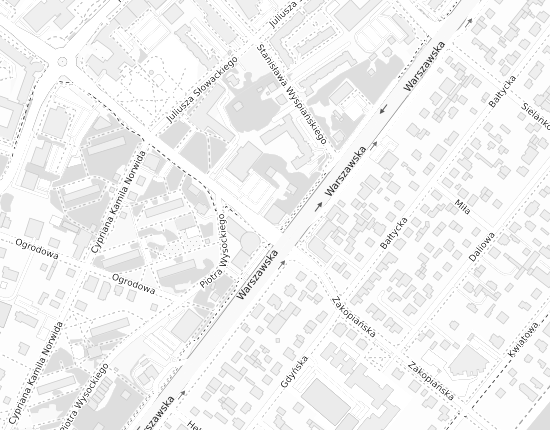 Mapa z adresem organizacji