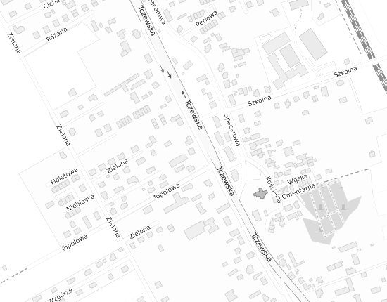 Mapa z adresem organizacji