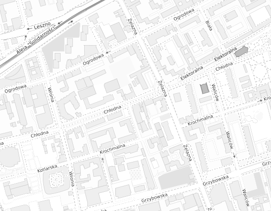 Mapa z adresem organizacji