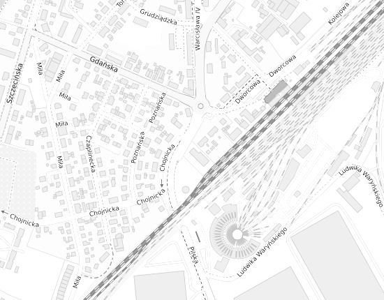 Mapa z adresem organizacji