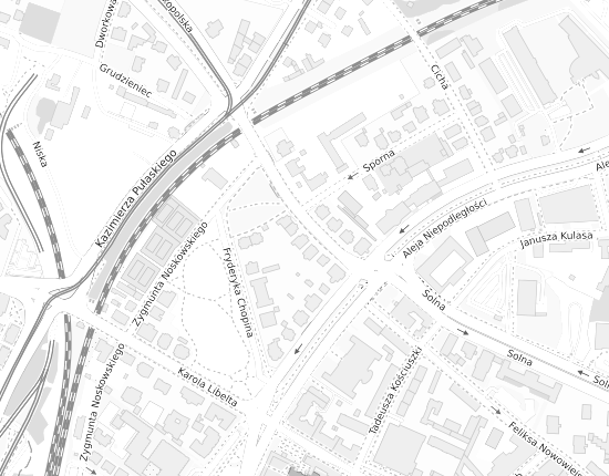 Mapa z adresem organizacji