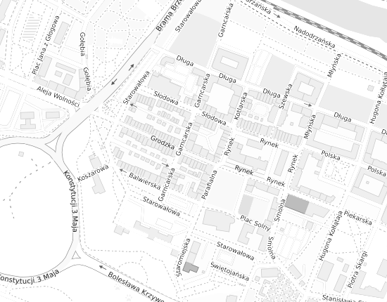 Mapa z adresem organizacji