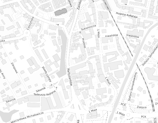 Mapa z adresem organizacji