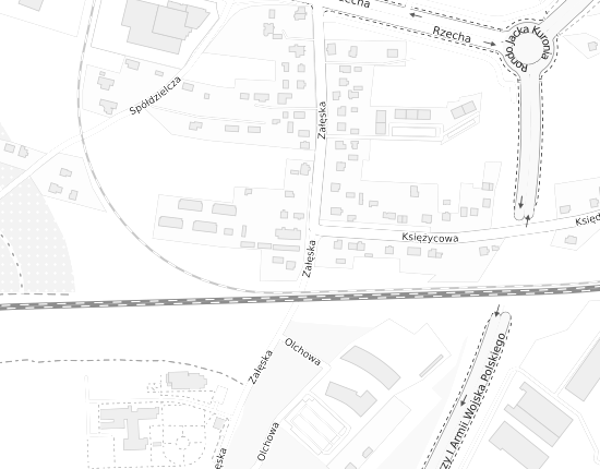 Mapa z adresem organizacji