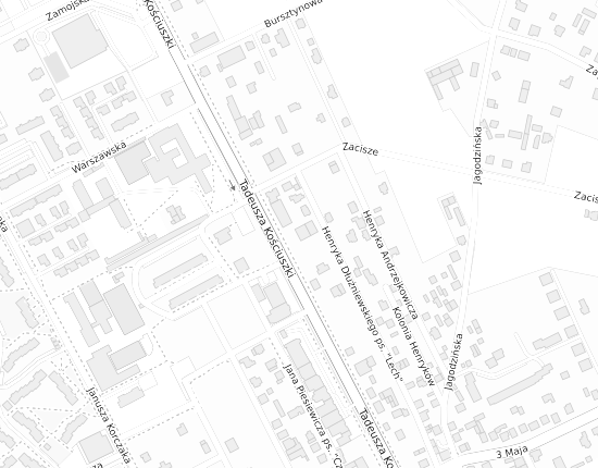 Mapa z adresem organizacji