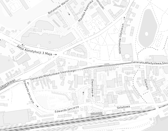 Mapa z adresem organizacji