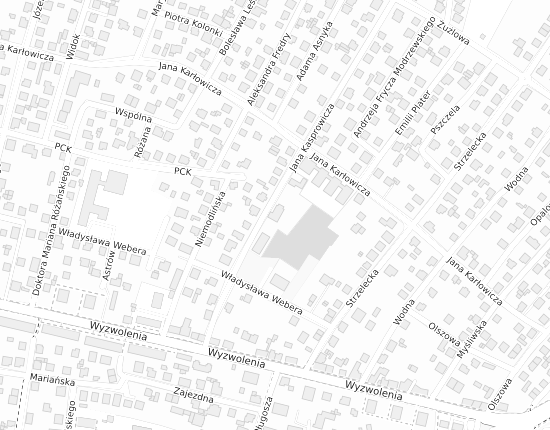 Mapa z adresem organizacji