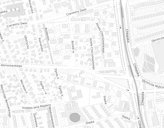 Mapa z adresem organizacji