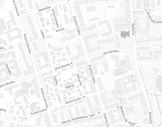 Mapa z adresem organizacji
