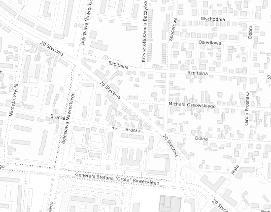 Mapa z adresem organizacji