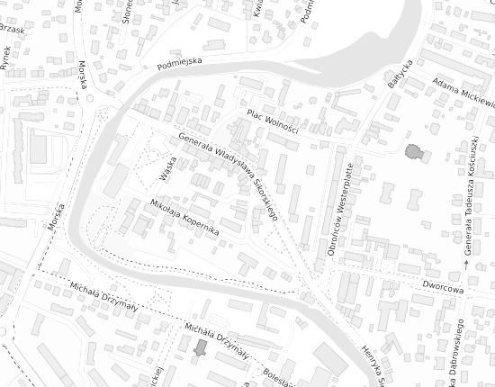 Mapa z adresem organizacji