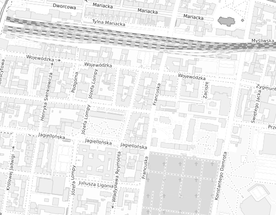 Mapa z adresem organizacji
