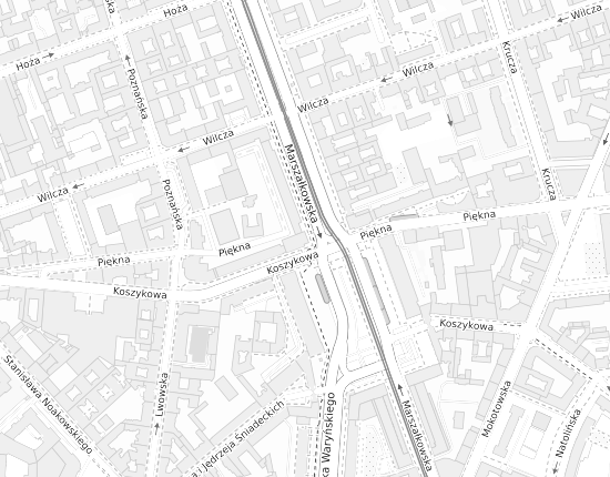 Mapa z adresem organizacji
