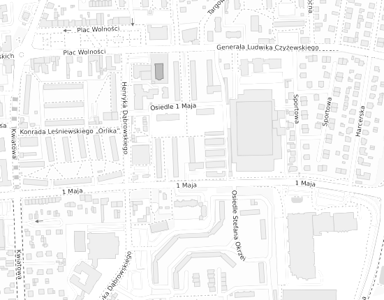 Mapa z adresem organizacji