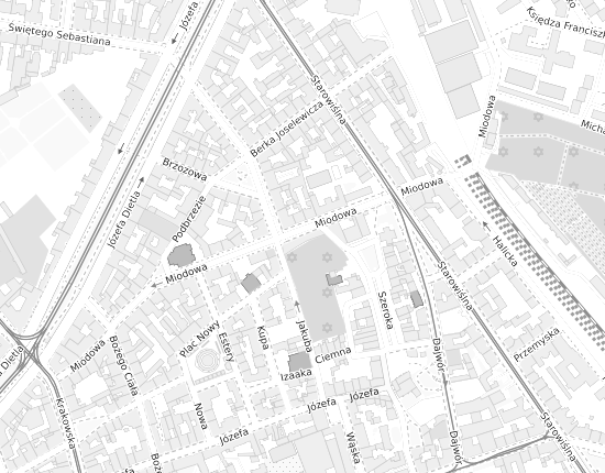 Mapa z adresem organizacji