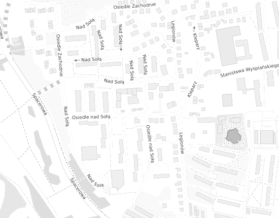 Mapa z adresem organizacji