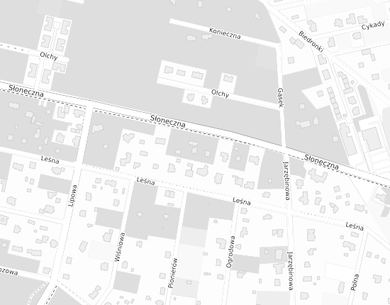 Mapa z adresem organizacji