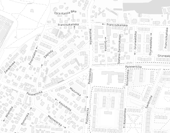Mapa z adresem organizacji