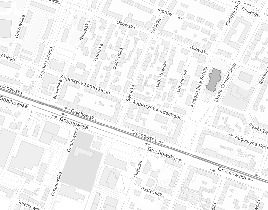 Mapa z adresem organizacji