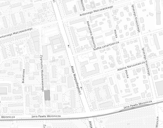 Mapa z adresem organizacji