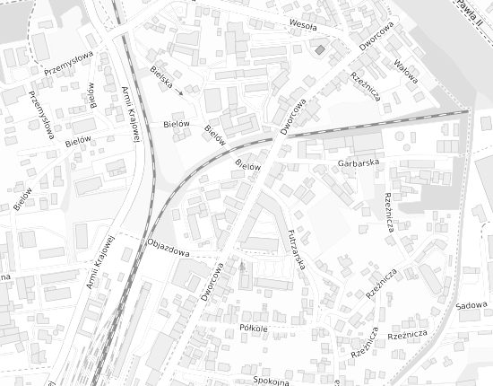 Mapa z adresem organizacji