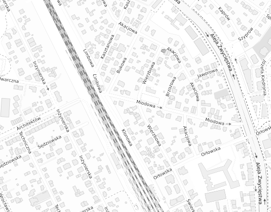 Mapa z adresem organizacji