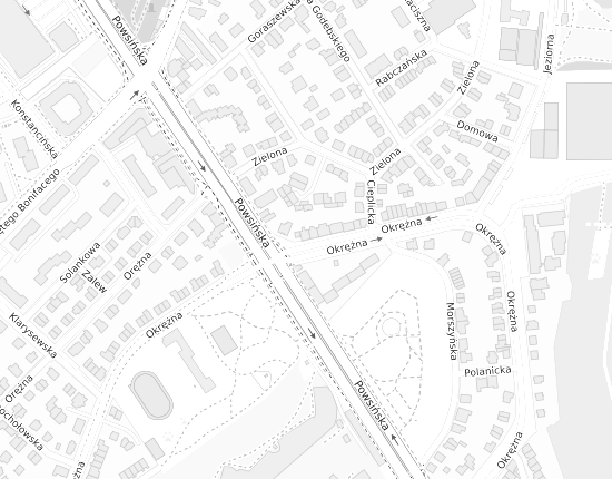 Mapa z adresem organizacji