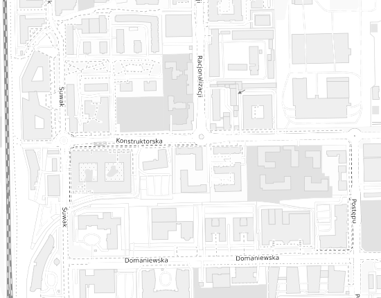 Mapa z adresem organizacji