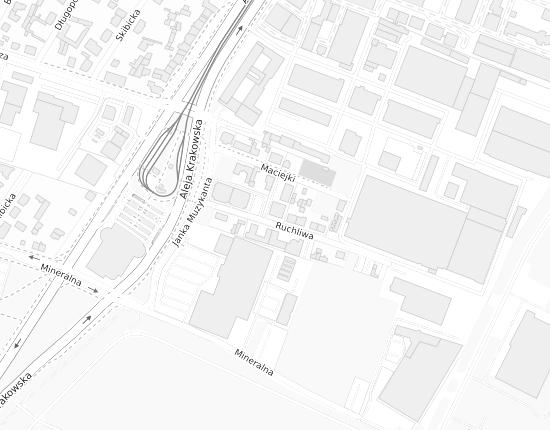 Mapa z adresem organizacji