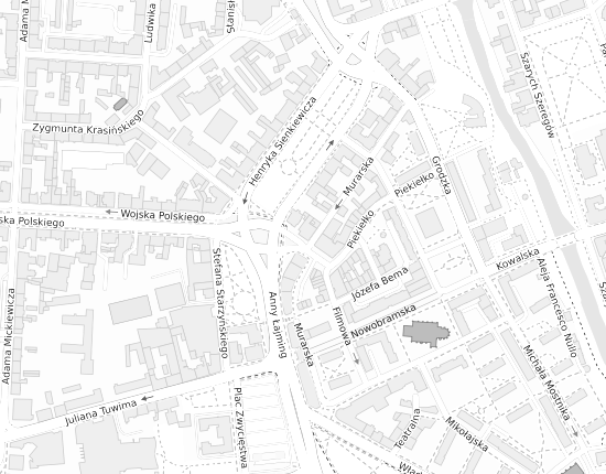 Mapa z adresem organizacji