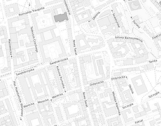 Mapa z adresem organizacji