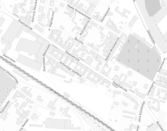 Mapa z adresem organizacji