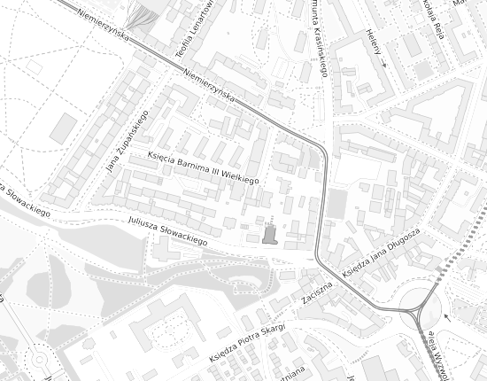 Mapa z adresem organizacji