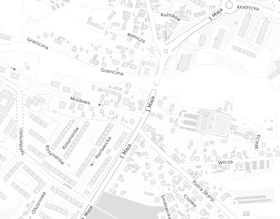 Mapa z adresem organizacji