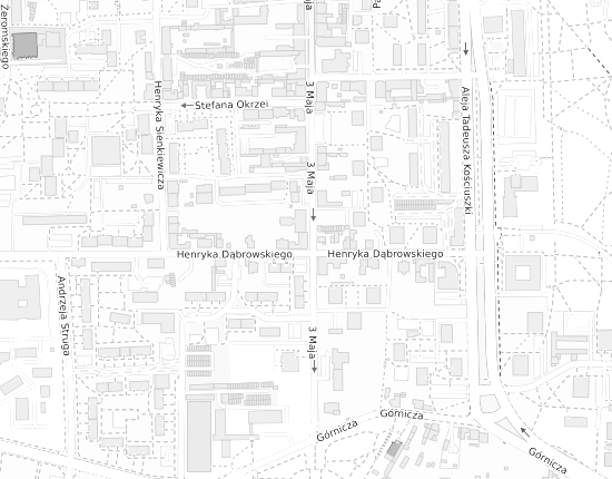 Mapa z adresem organizacji