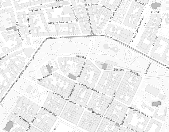 Mapa z adresem organizacji