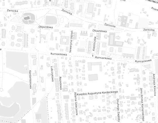 Mapa z adresem organizacji