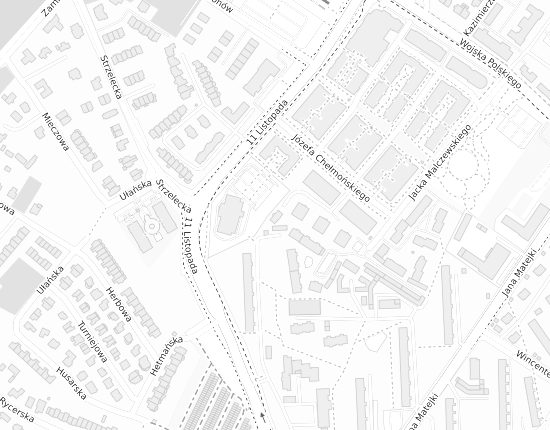 Mapa z adresem organizacji