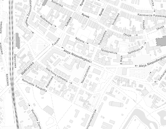 Mapa z adresem organizacji