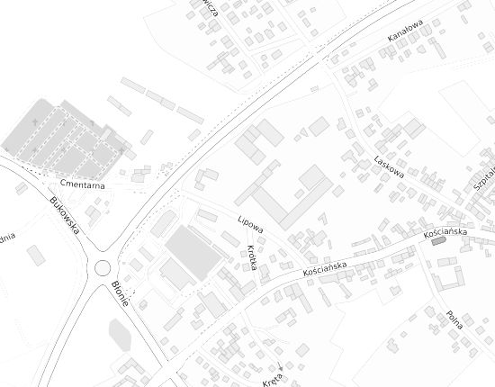 Mapa z adresem organizacji