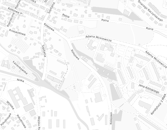 Mapa z adresem organizacji
