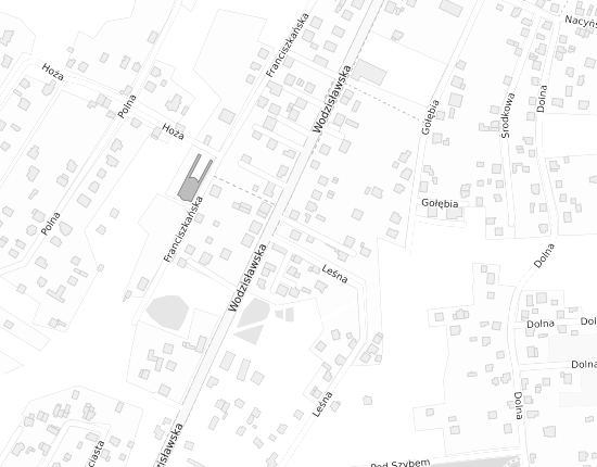 Mapa z adresem organizacji
