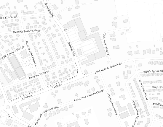 Mapa z adresem organizacji