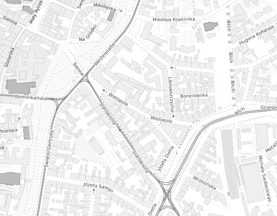 Mapa z adresem organizacji