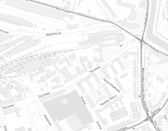 Mapa z adresem organizacji