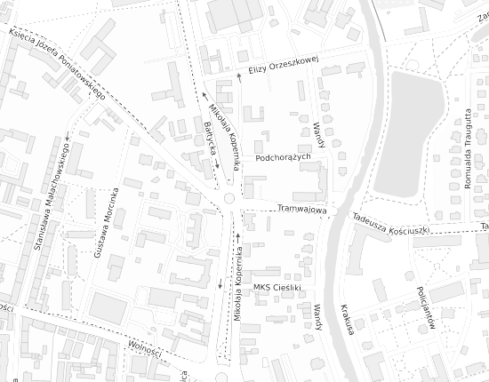 Mapa z adresem organizacji