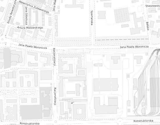 Mapa z adresem organizacji