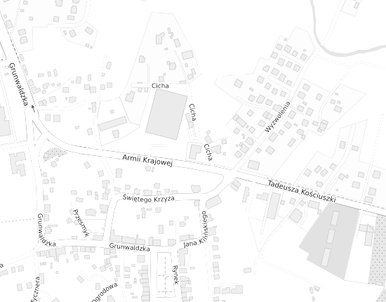 Mapa z adresem organizacji