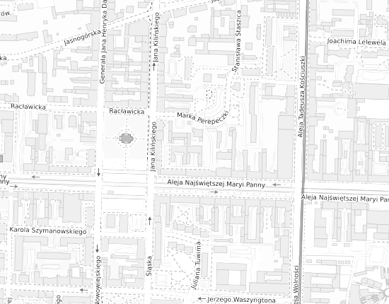 Mapa z adresem organizacji
