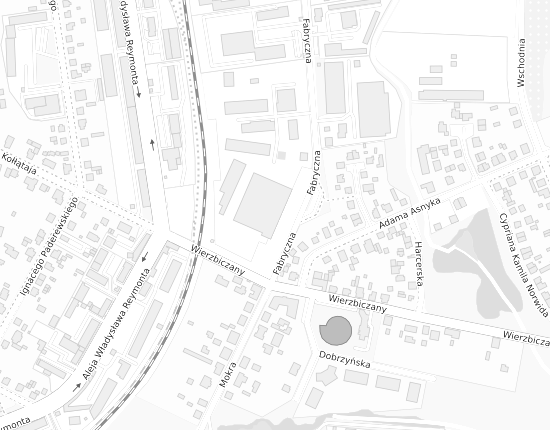 Mapa z adresem organizacji